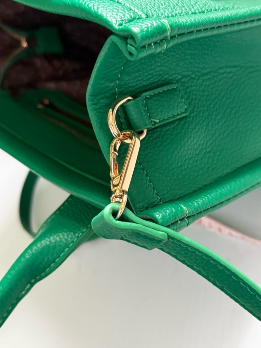 Faux Leather Tote - Picture 7 of 9